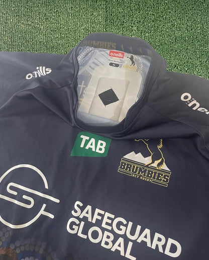 2023 Brumbies Player Issue Warm Up Tee - XL